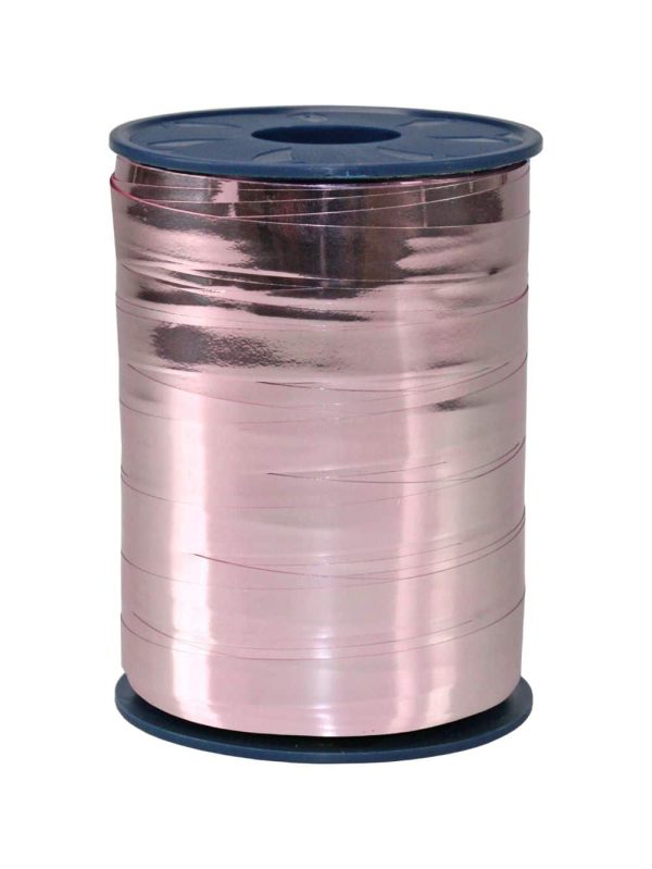 Krullint Metallic Licht Roze