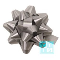 Starbows decoratie sterren met plakker Zilver