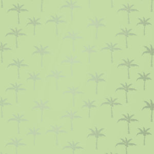 Limoengroen Inpakpapier met Zomerse Palmbomen
