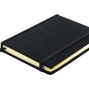 Alfabetboek Kangaro A6 A-Z linnen hard cover zwart, 208