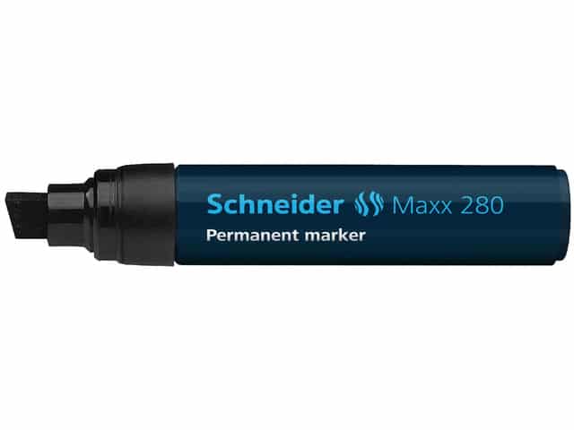 Marker Schneider Maxx 280 permanent, beitel punt zwart